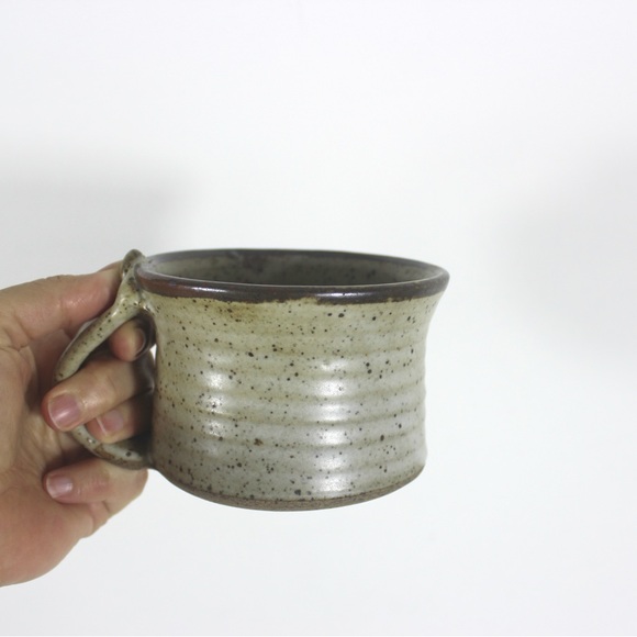 Vintage Stoneware Studio Pottery Coffee Mug, Artisan, One of a Kind, Handmade - Picture 9 of 9